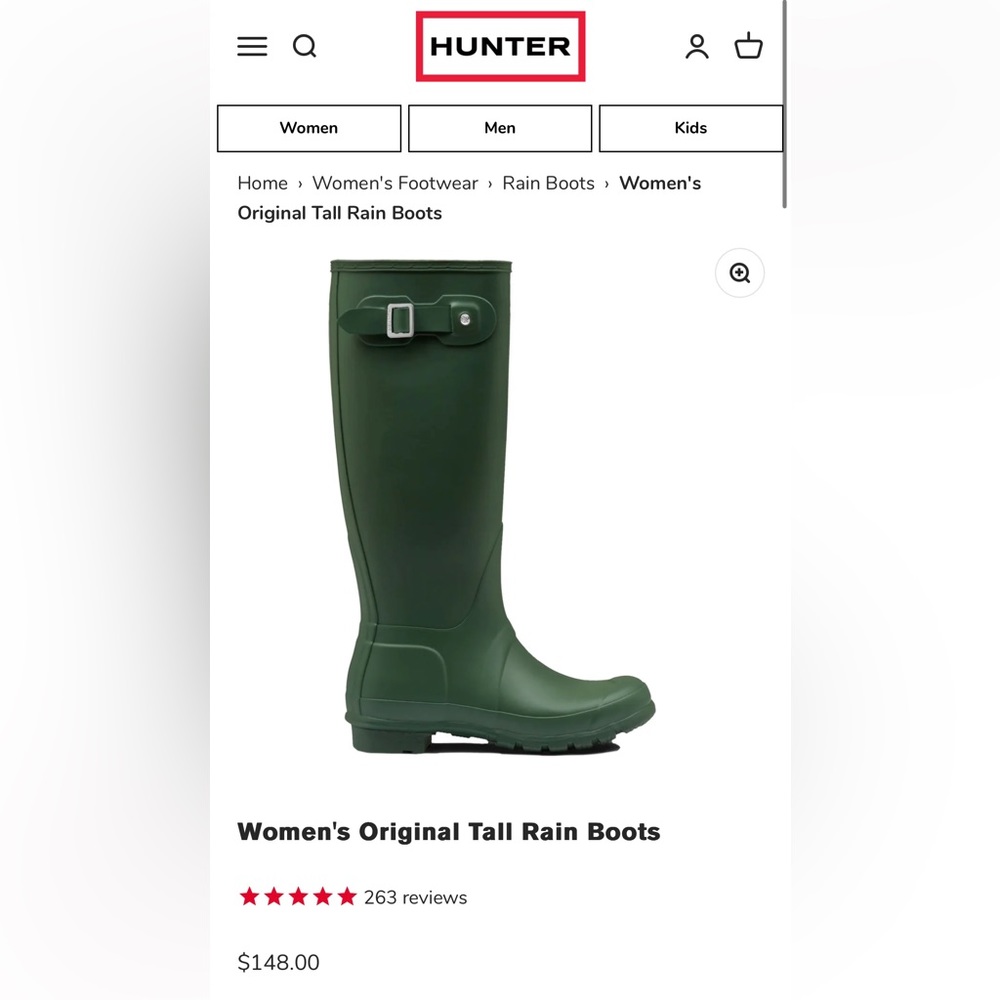 Hunter Tall Rainboots